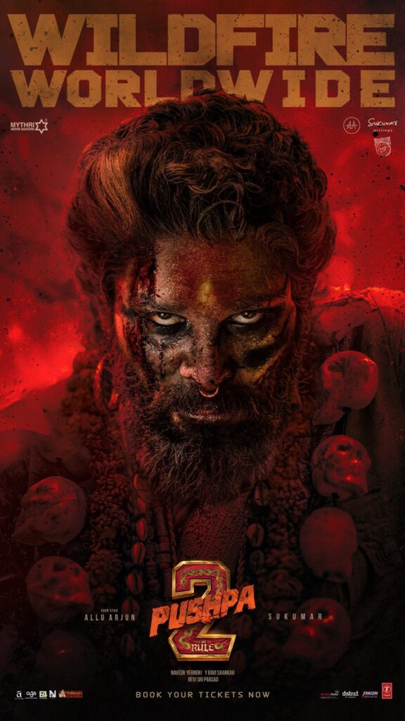 "The first-day earnings of Pushpa 2: The Rule have surpassed expectations with ₹300 crore worldwide collections."